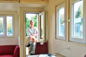 Fenster im Rolling Tiny House